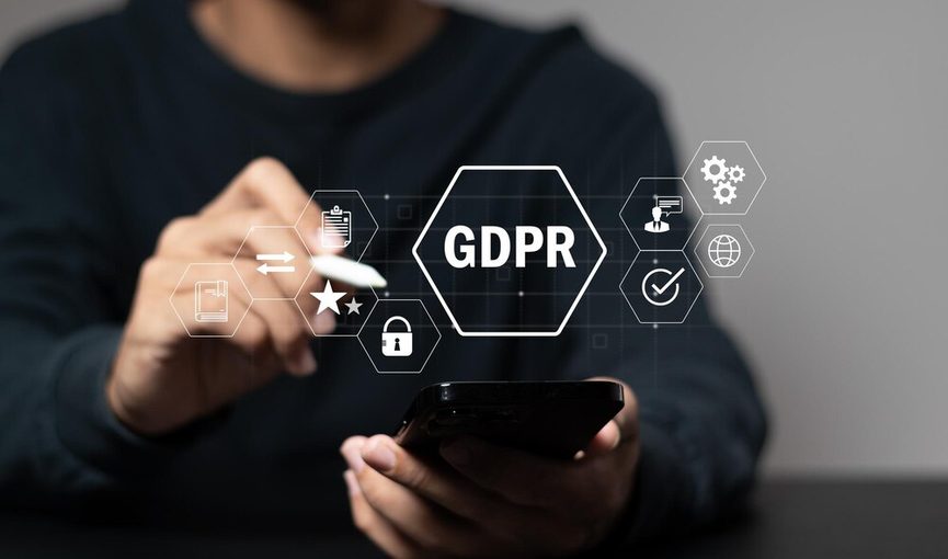 Schéma illustrant le flux de données illégal du scraping vers le CRM