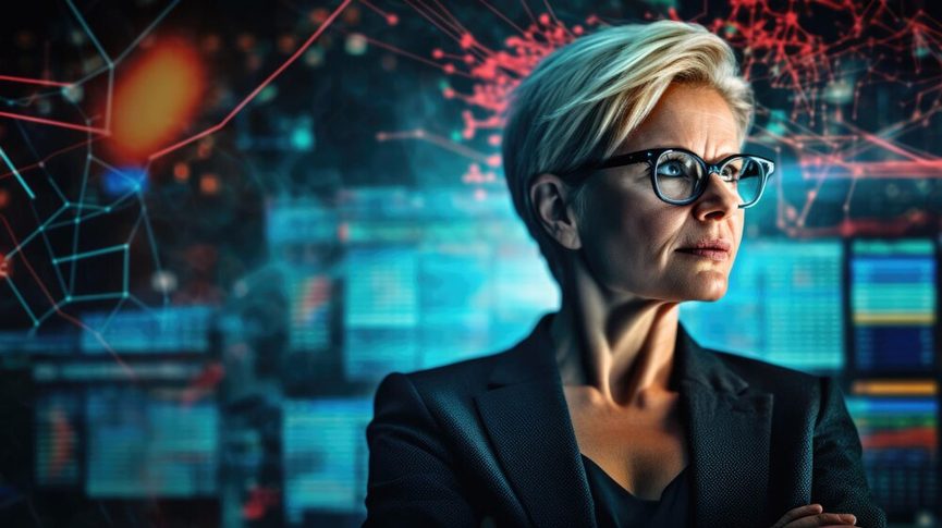 Code informatique et interface de développement illustrant l'IA générative pour le coding