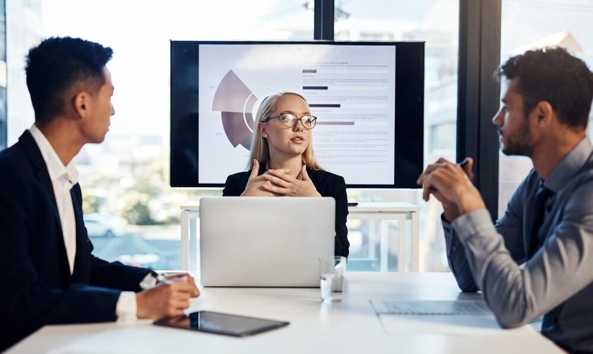 Interface de tableau de bord RH montrant les statistiques d'entretiens