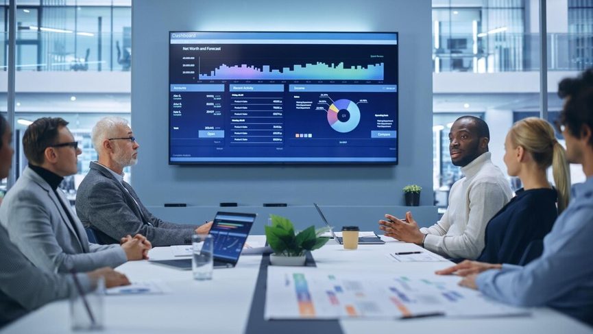 Comparaison visuelle entre dashboard complexe et interface épurée